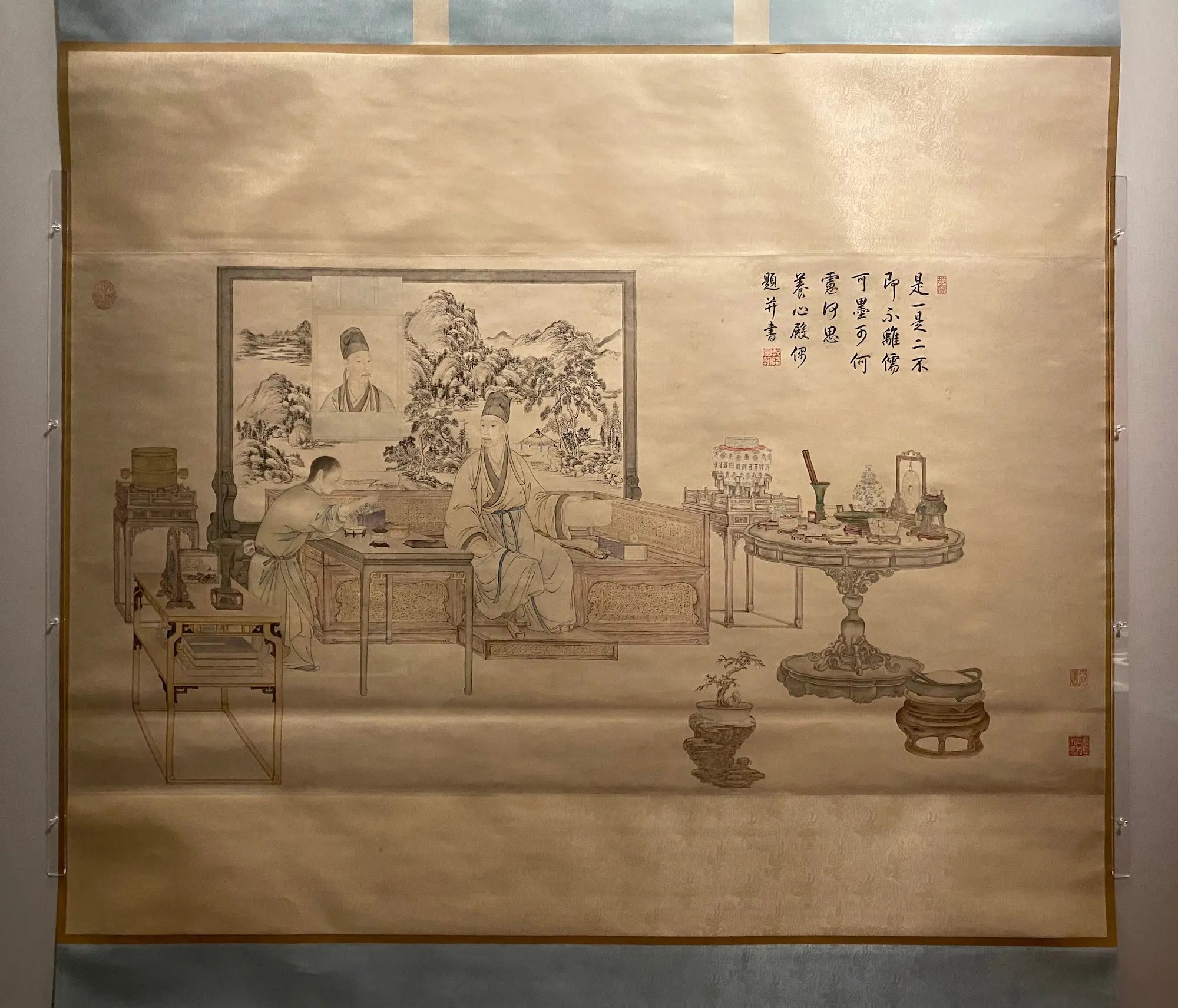 乾隆皇帝是一是二图